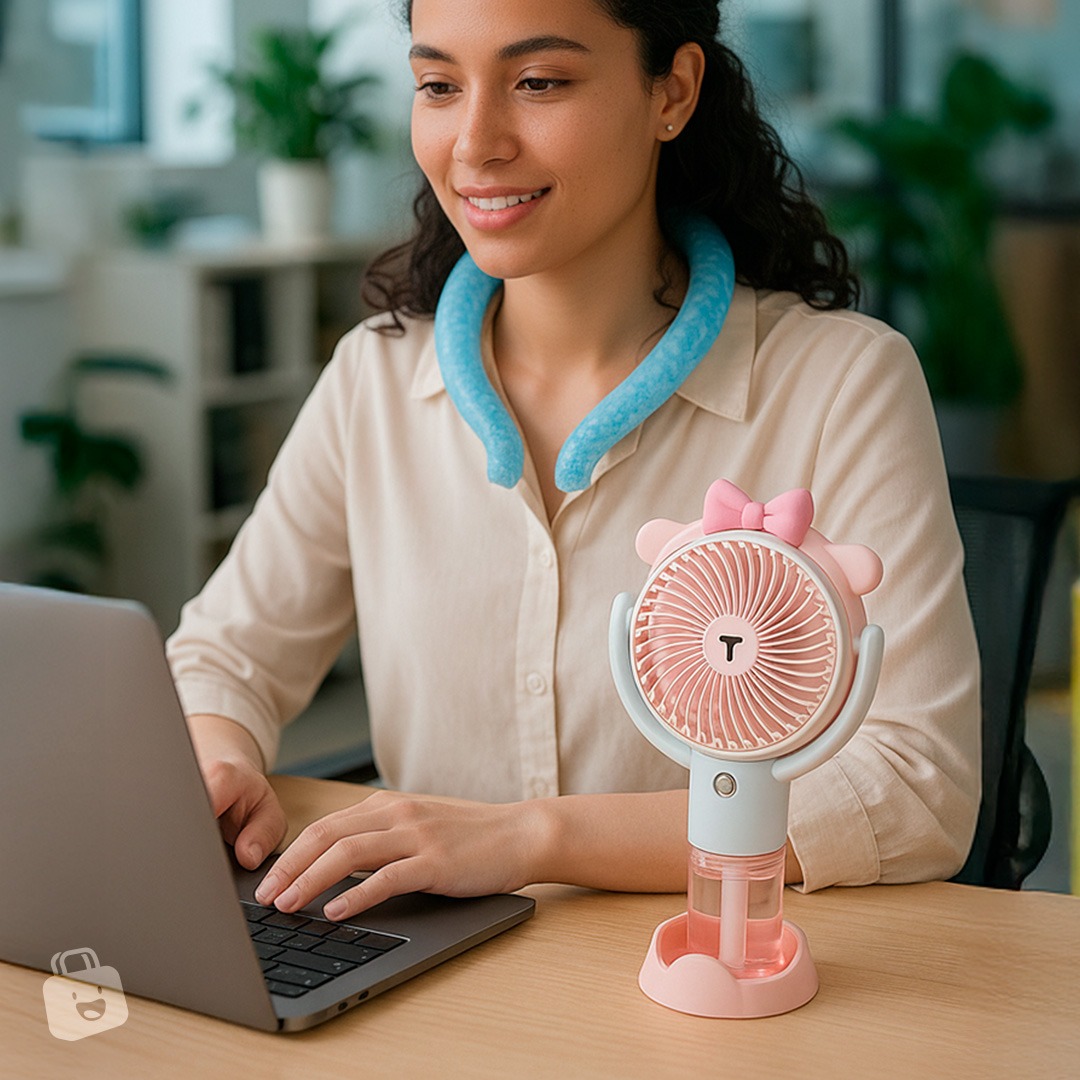 Combo Ventilador+ Enfriador de cuello